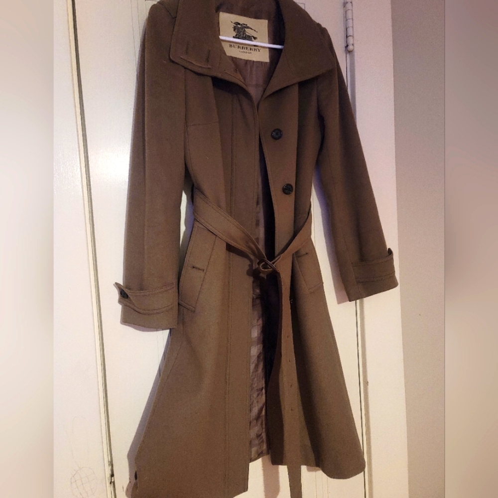 Burberry wool trench coat